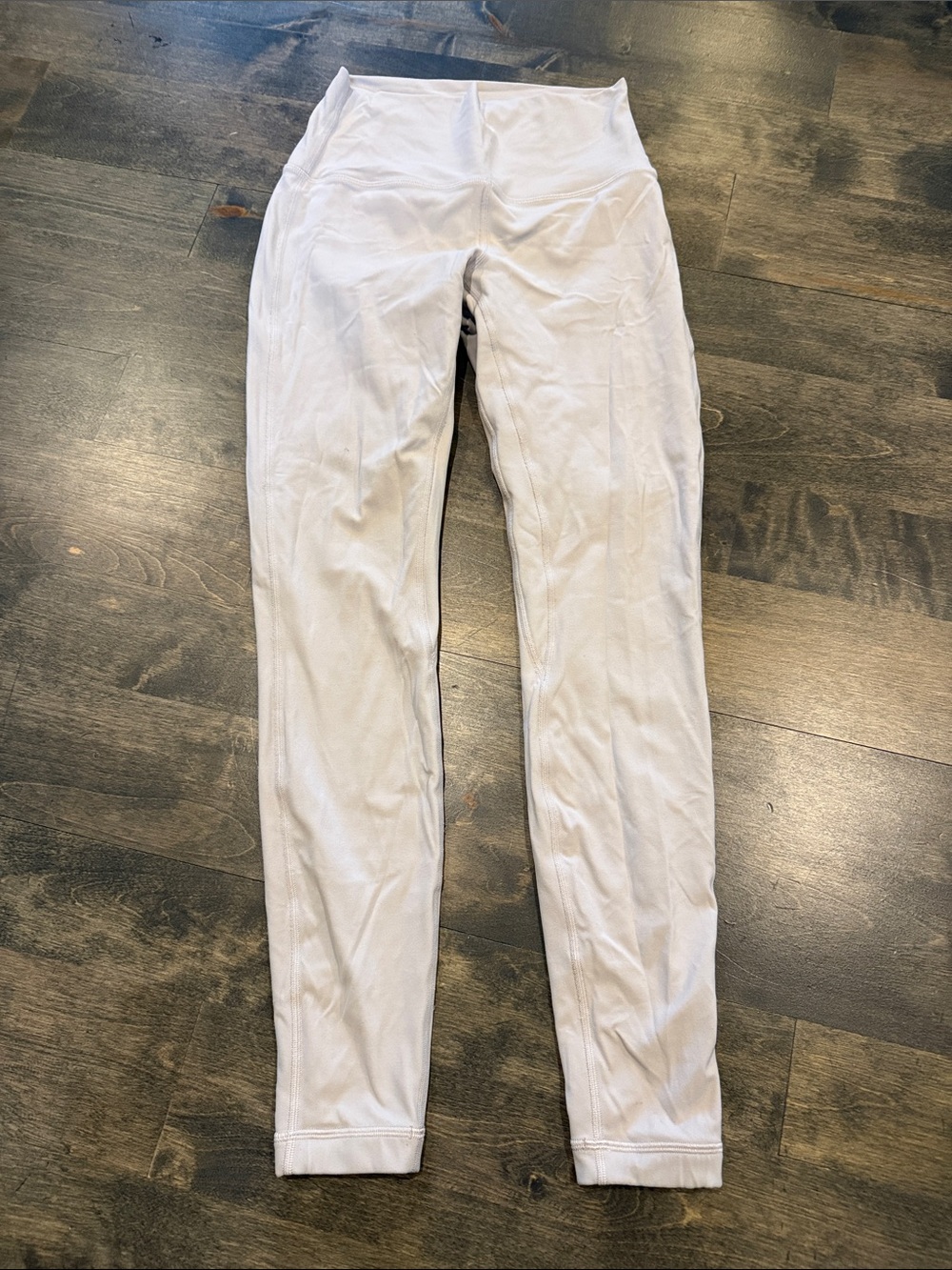 lululemon athletica Light Gray High-Waist Leggings